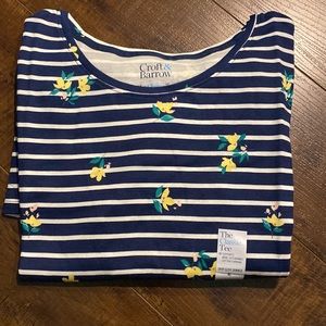 NWT 🌸 Women's Croft & BarrowEssential Crewneck Tee